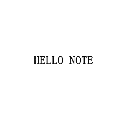 HELLO NOTE